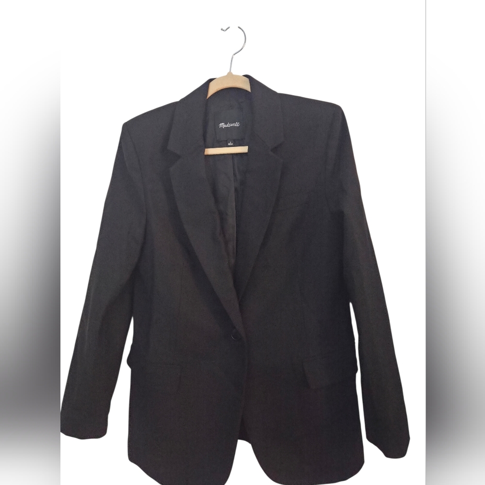 Madewell Classic Black Blazer Size 8
